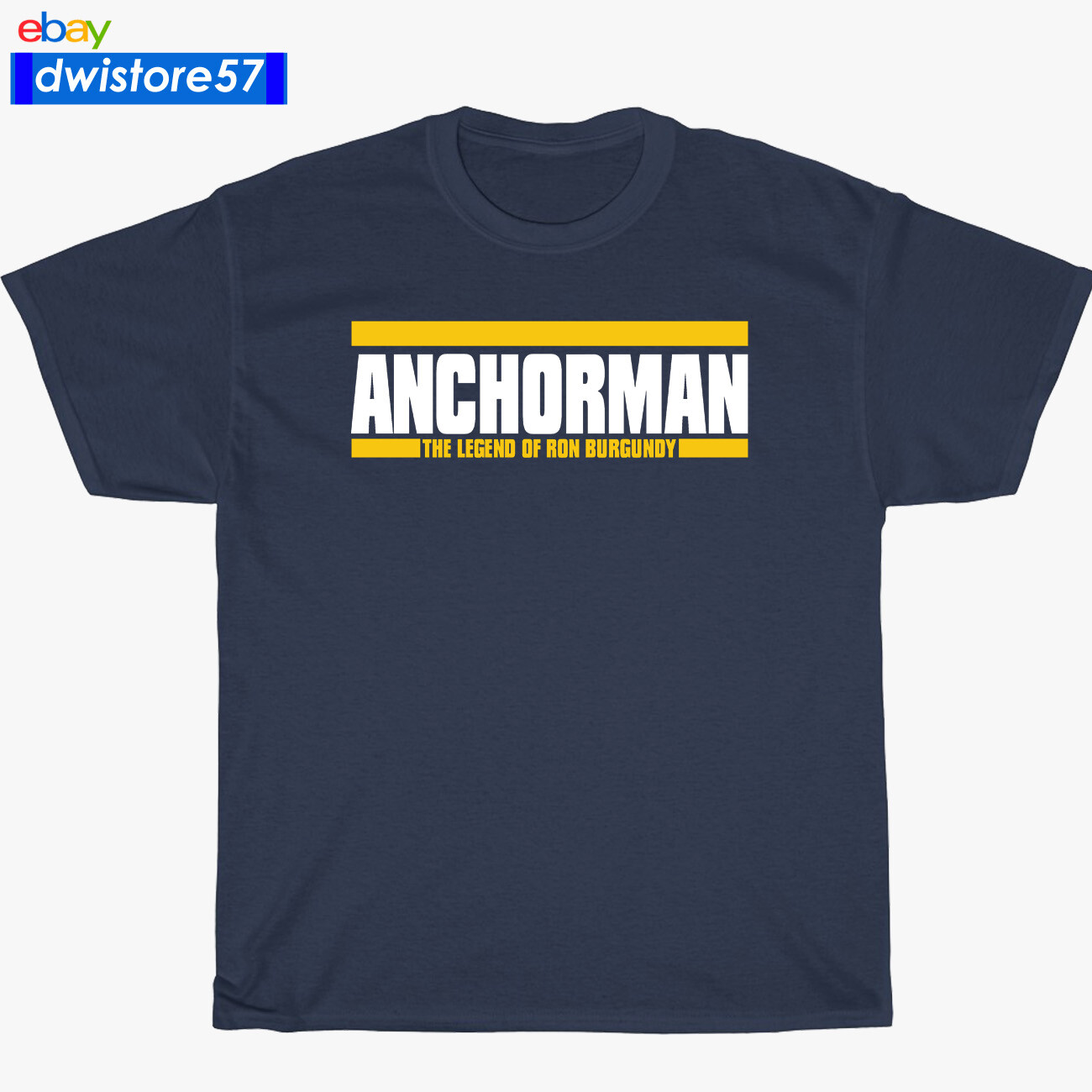 New Shirt Anchorman Ron Burgundy Logo Black/Navy/Grey Men's T-Shirt S-5XL gallery