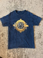 Universal Orlando Epic Universe Acid Wash Graphic Logo T-Shirt (Adult – S)