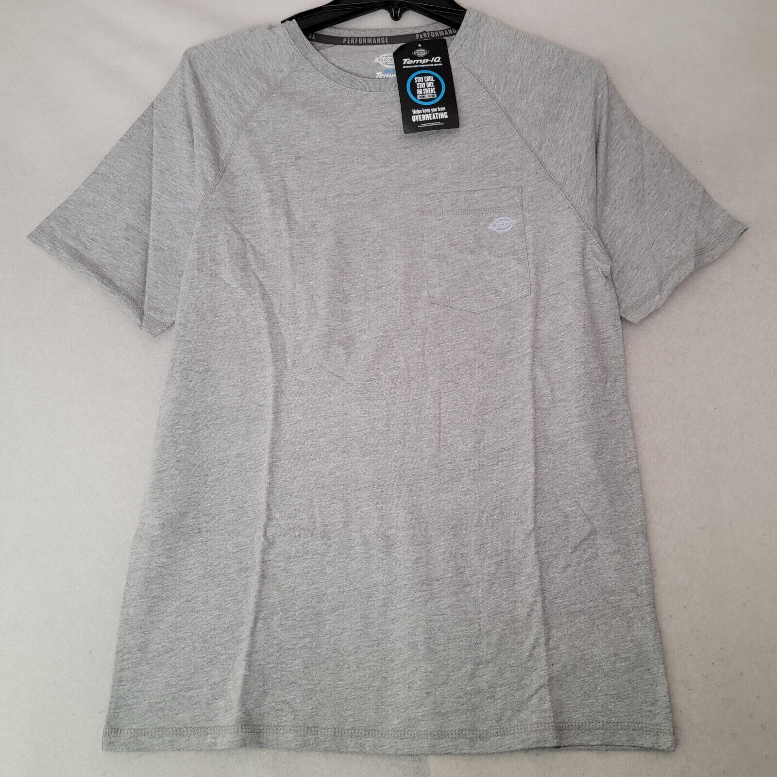 Dickies Shirt Mens Medium M Gray Lightweight Work Wear Outdoors Pocket Tee NWT gallery