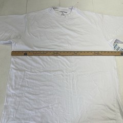 Greystone 100% Cotton Basic White Short Sleeve T Shirt Mens Size 4X Defects
