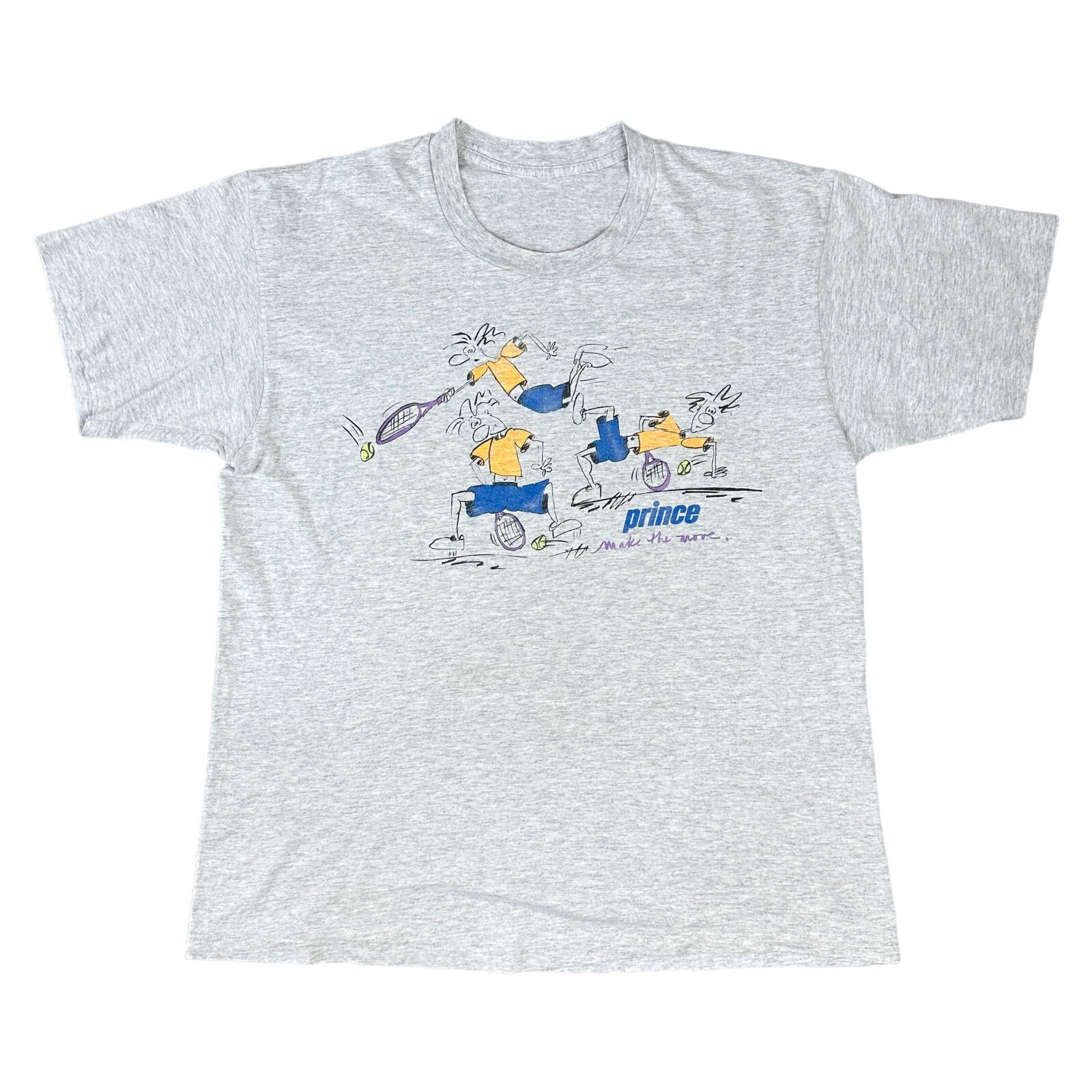 Prince Make The Most T-Shirt Single Stitch Graphic Print Grey Mens XL gallery