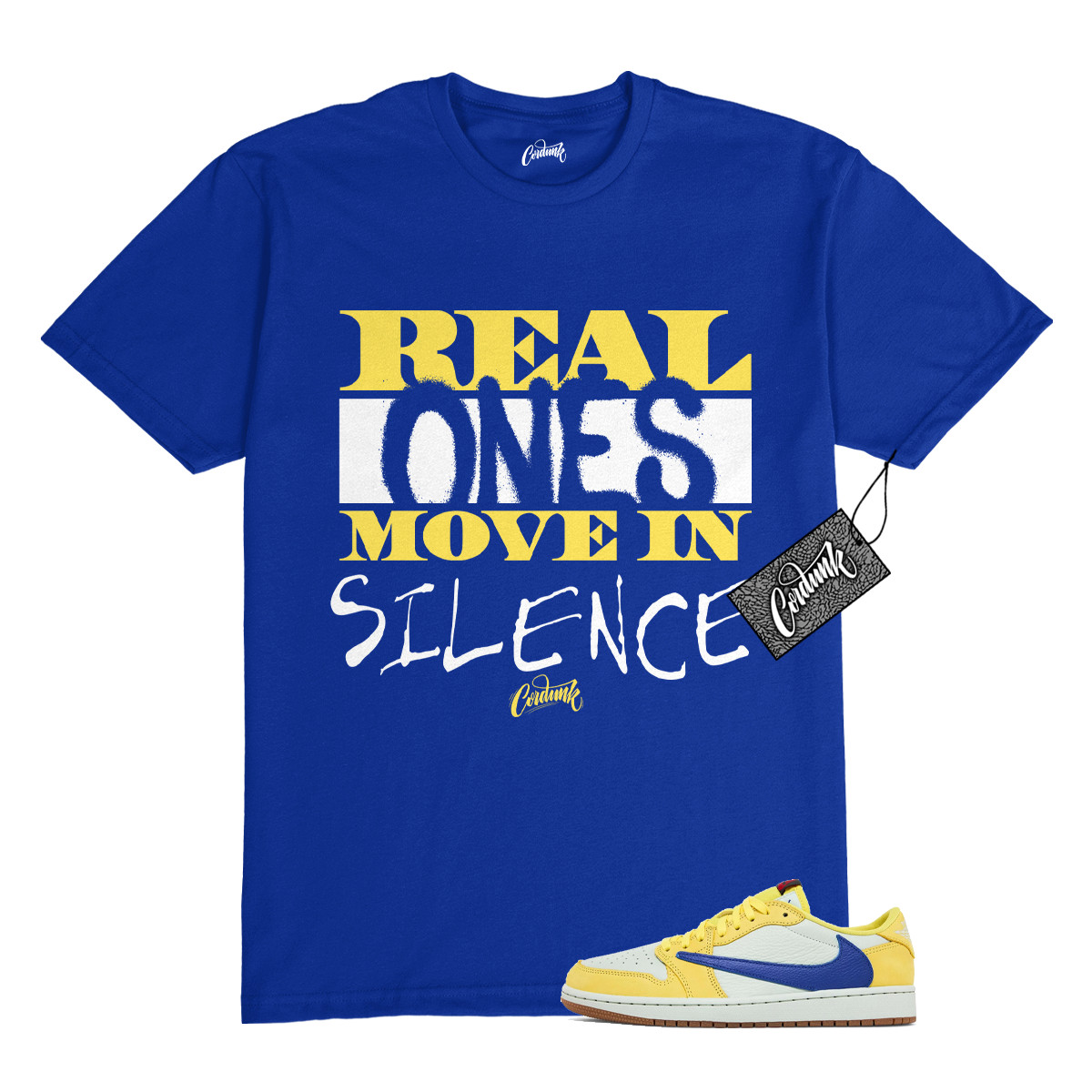 1 Canary Travis Low Racer Blue Light Silver Gum Medium Brown Shirt R1 Jordan