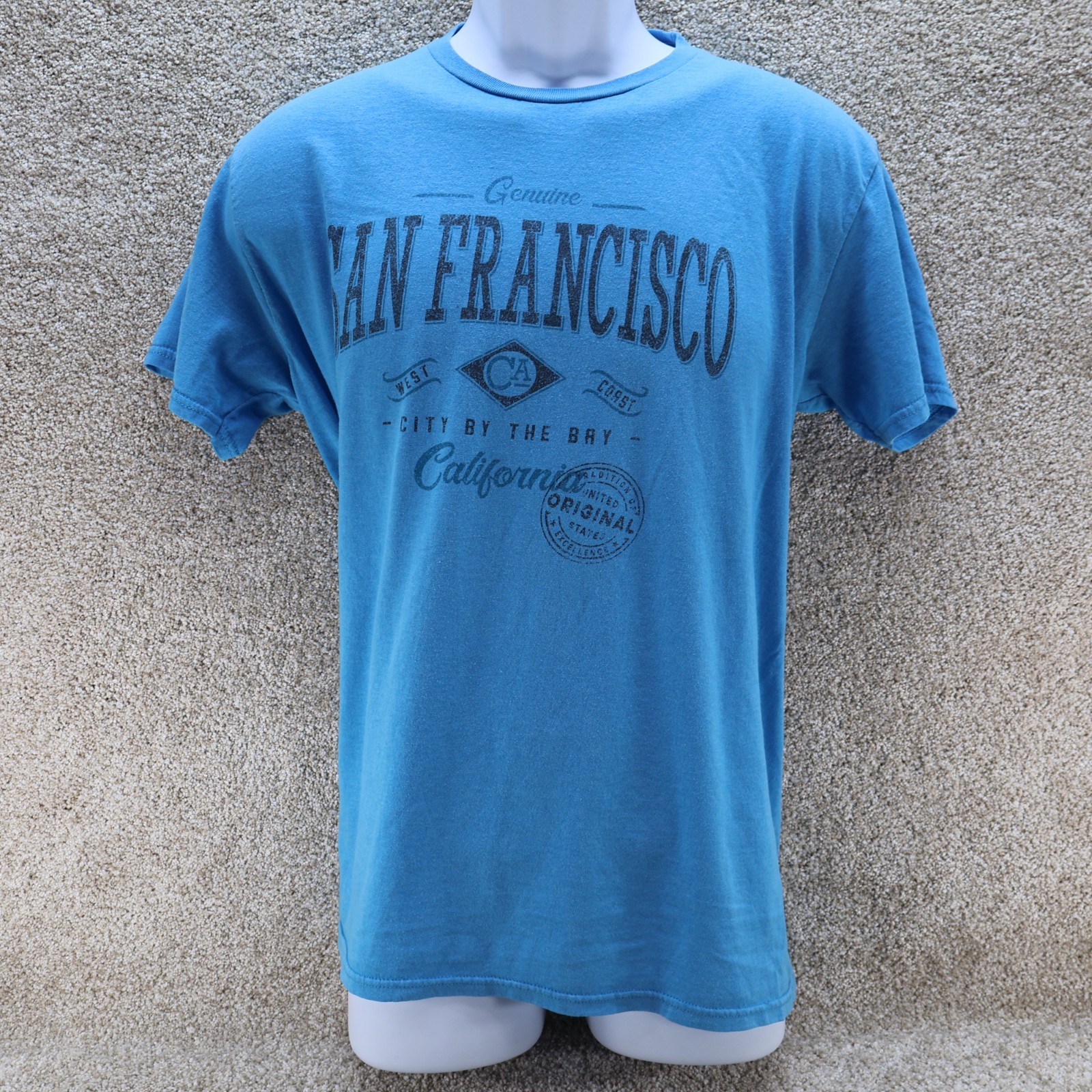 San Francisco Graphic T-Shirt Tourist Tee Blue (see photo for flaw) gallery