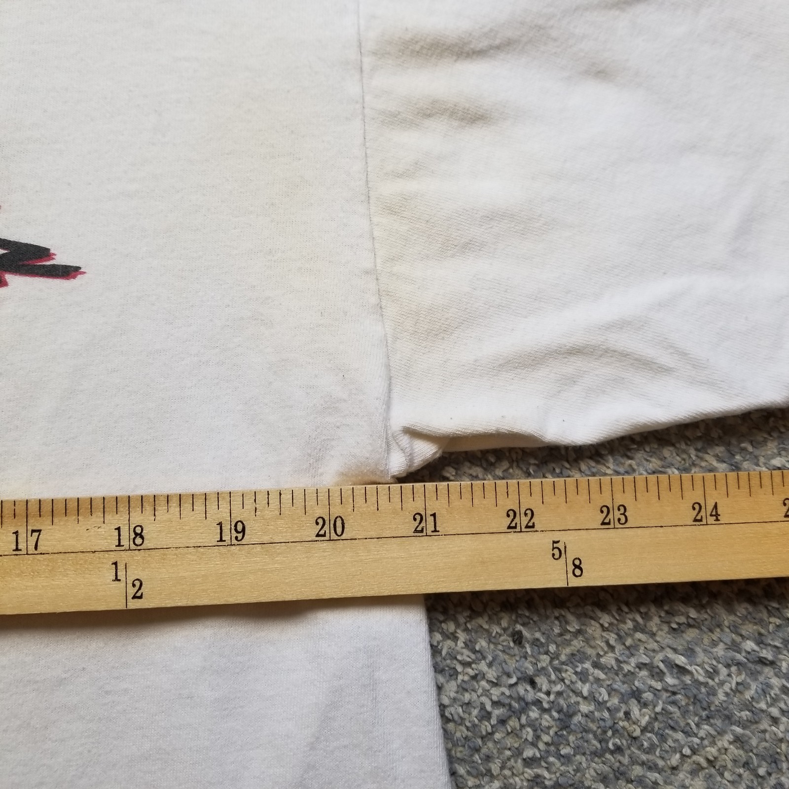 Vintage No Fear Shirt Mens Large White Look It In The Eyes 90s Made In USA gallery
