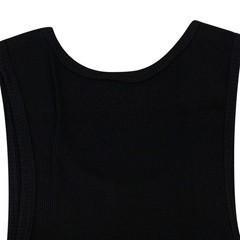AIME LEON DORE Black Embroidered Logo Tank Top SIZE XXL $80