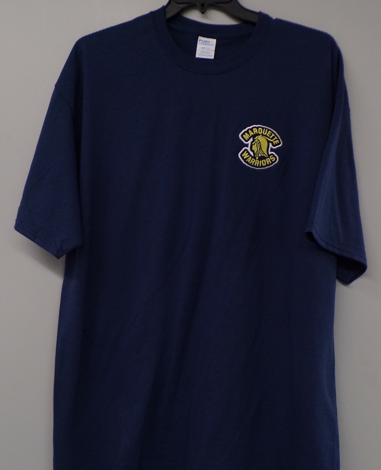 Marquette Warriors Banned Logo Embroidered T-Shirt S-6X, LT-4XLT New gallery