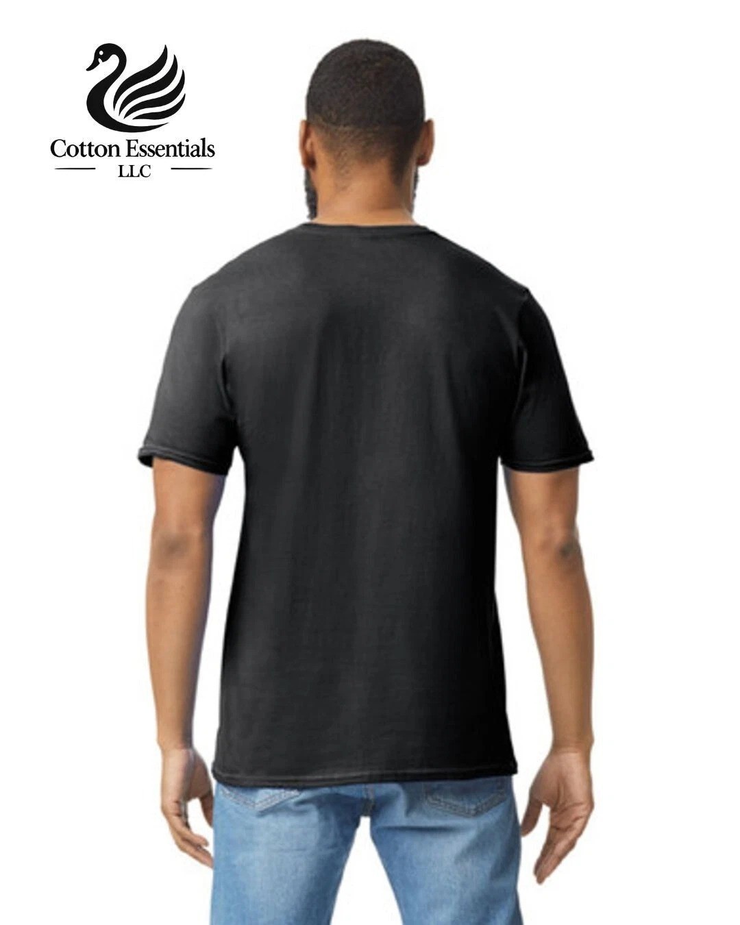 Gildan (6-pack) Black Solid Heavy Cotton Short Sleeve Blank T-Shirt S-2XL gallery