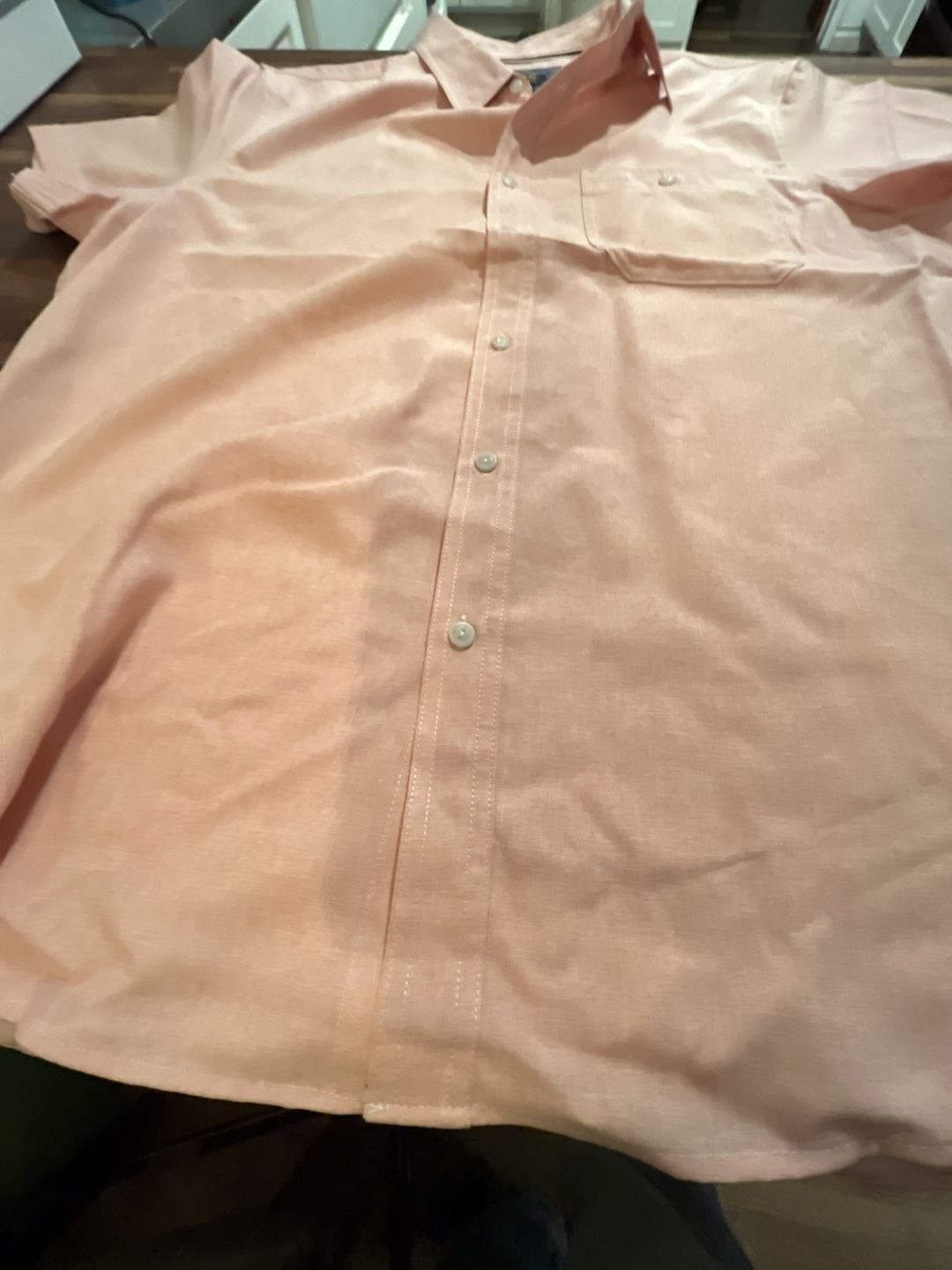 Lee Men's Short Sleeve Regular Fit Shirt in Dusty Coral gallery