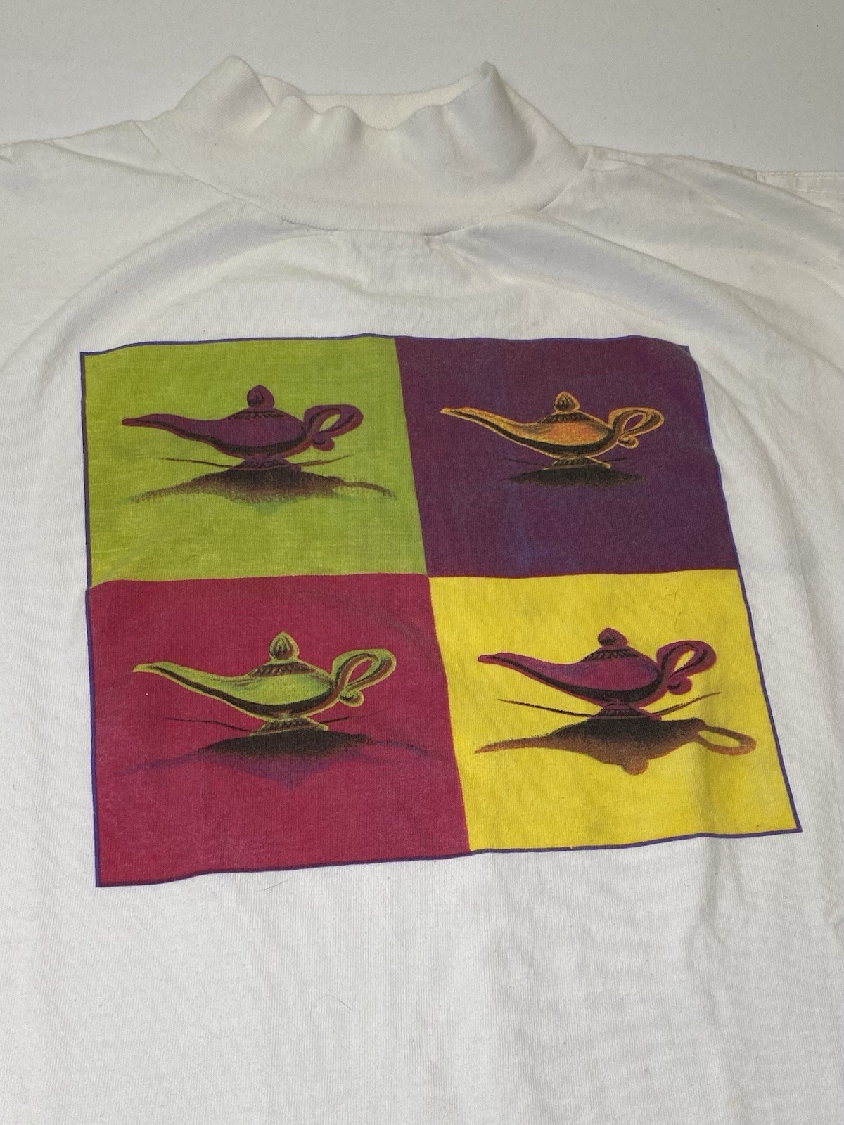 Vintage 1992 MoMa Aladdin Museum Of Modern Art NYC Turtleneck Sz L GRAIL RARE gallery