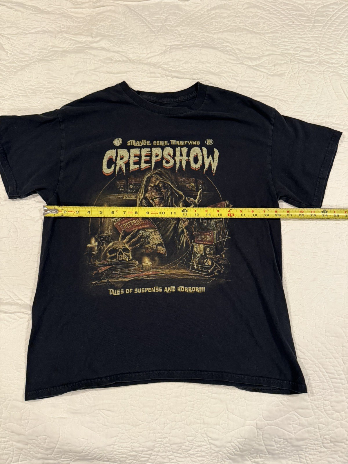 Fright Rags Creepshow T Shirt TV Horror Show Justin Osbourn Design Mens Large gallery
