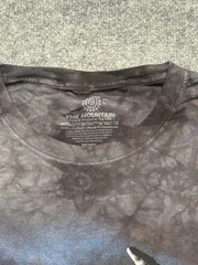 The Mountain Moon Fantasy Tie Dye Graphic T-Shirt Men’s XL Gray Mystical Nature