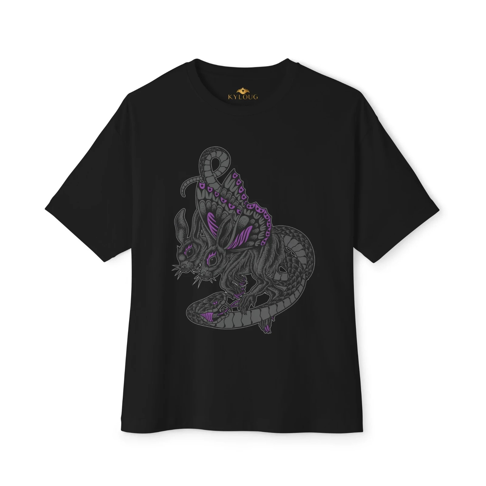 Men's Oversized Round Neck Streetwear T-Shirt Soft Cotton Casual Wear Comfort gallery