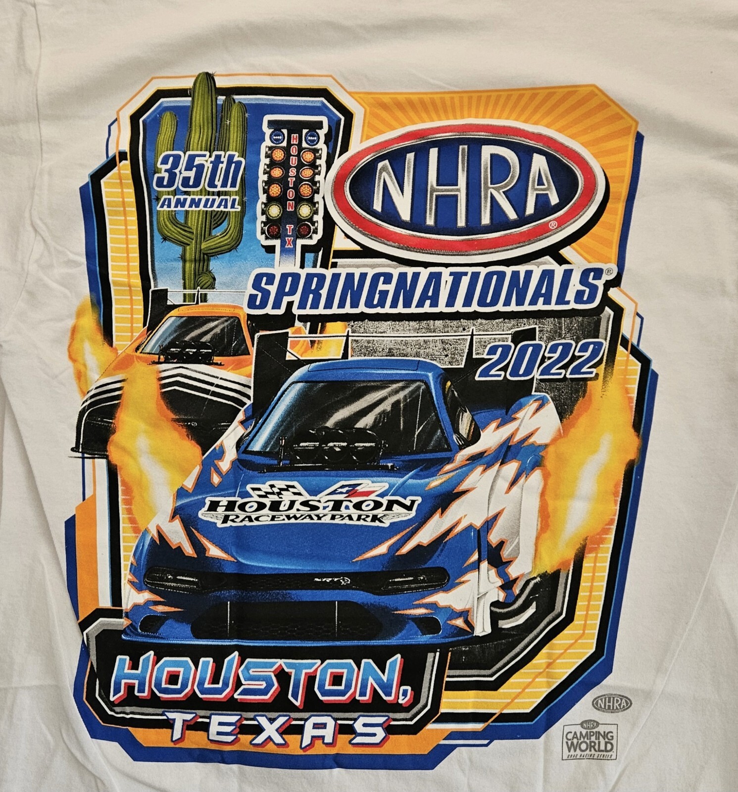 NHRA Drag Race 2022 Spring Nats (035) Houston T-shirt. PLUS FREE HAT WOW! gallery