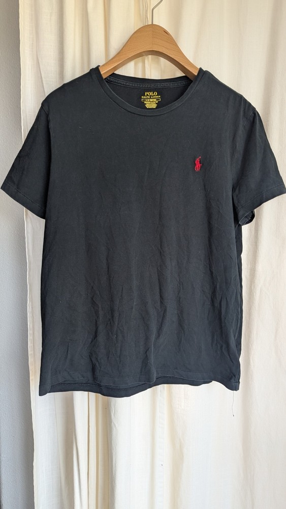 Polo Ralph Lauren Crew Neck Modern Classic Fit T-Shirt Mens L Black
