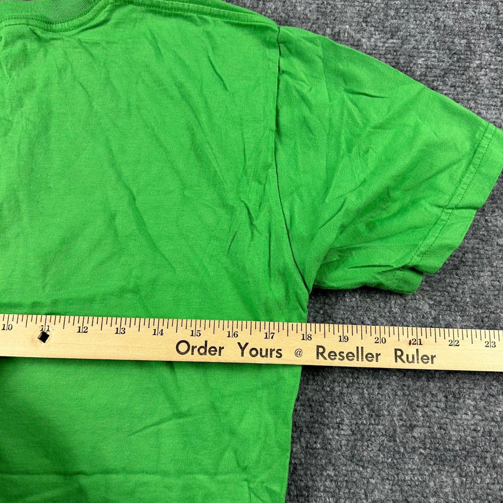 Apple T-Shirt Mens Medium Green American Apparel Logo Tech Promo Tee gallery