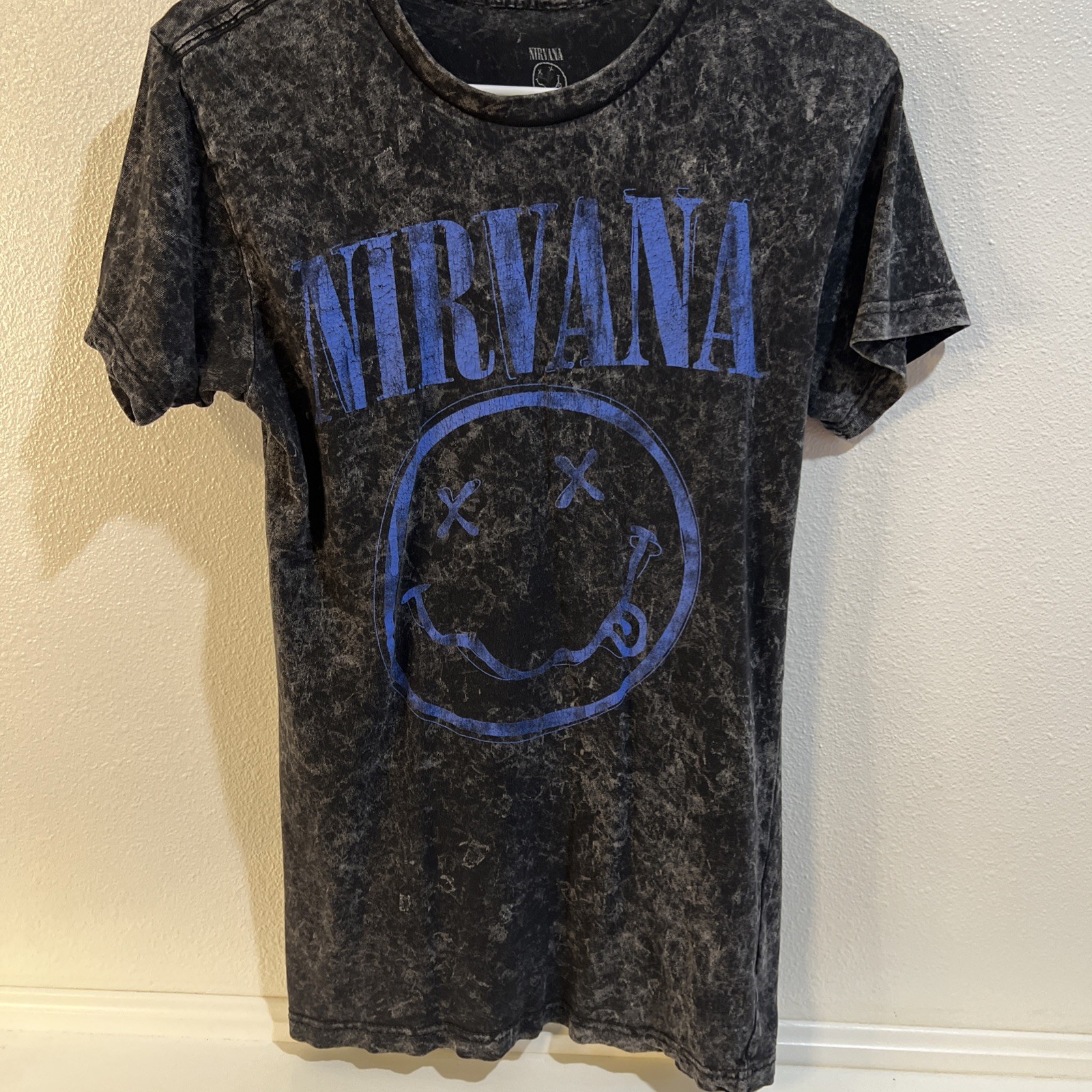Nirvana Music acid wash t-shirt Size Small Vintage Music 90s hip hop classic 80s gallery