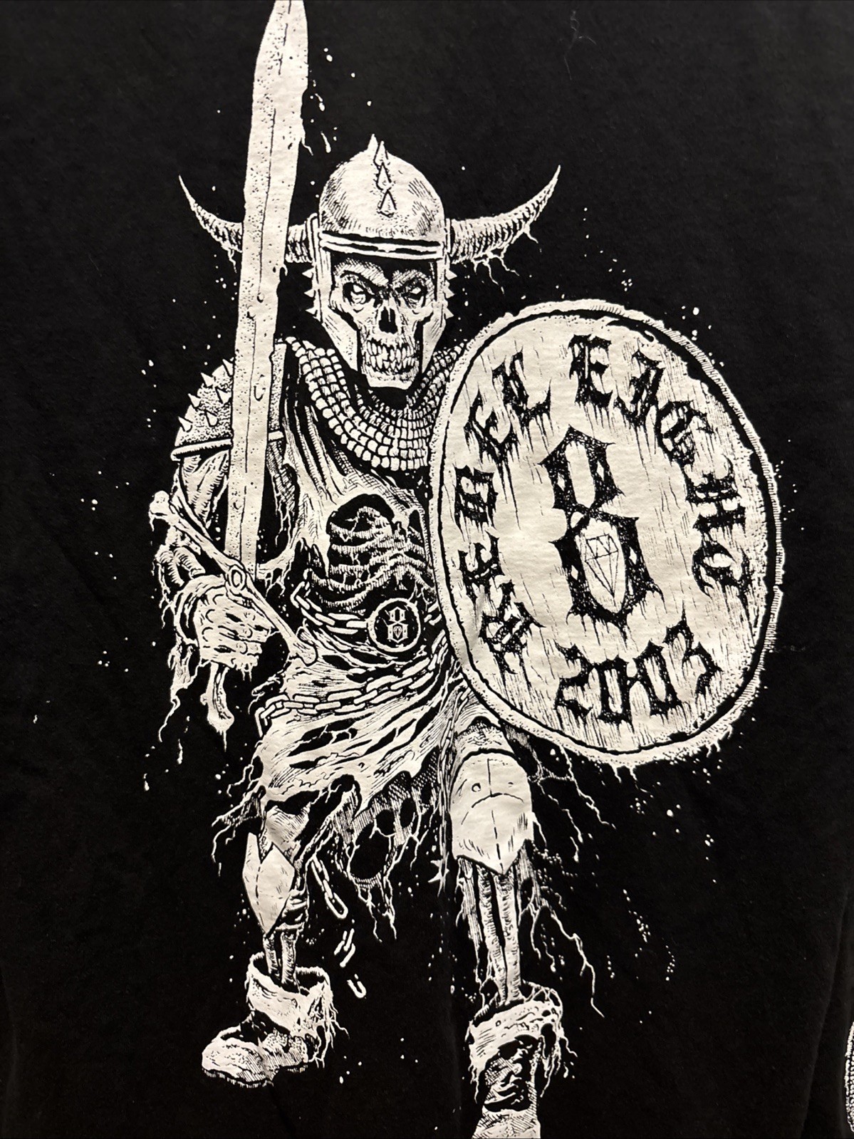 Rebel Eight 8 X Crimson Dragon slayer Long Sleeve Rare Double Sided Large gallery