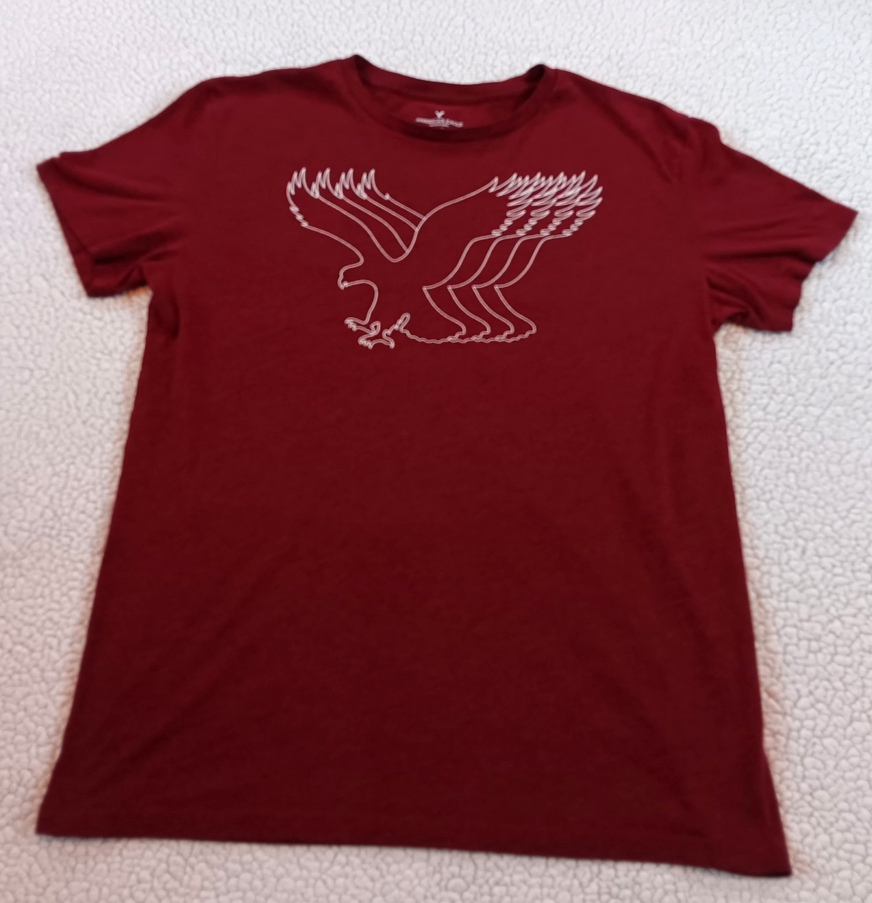 PATRIOTIC American Eagle Outfitters Men's Graphic Crew Neck Tee Red Size L gallery