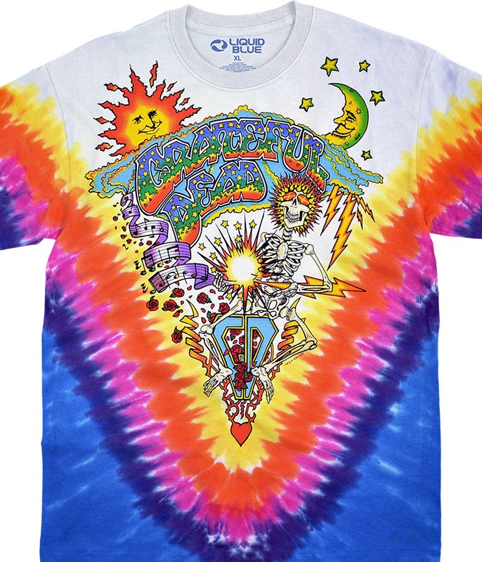 Grateful Dead Summer Tour 92 Tie-Dye T-Shirt Liquid Blue gallery