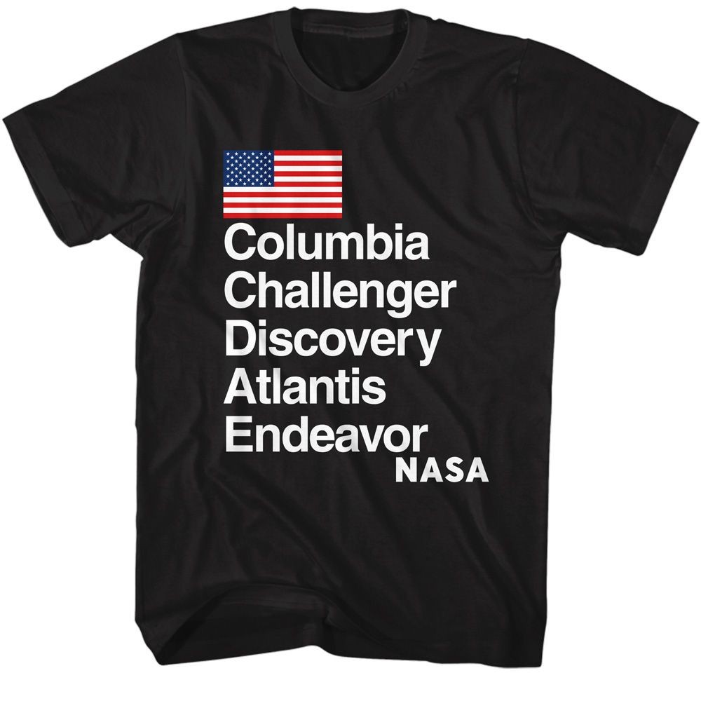 NASA Shuttle Names T-Shirt gallery