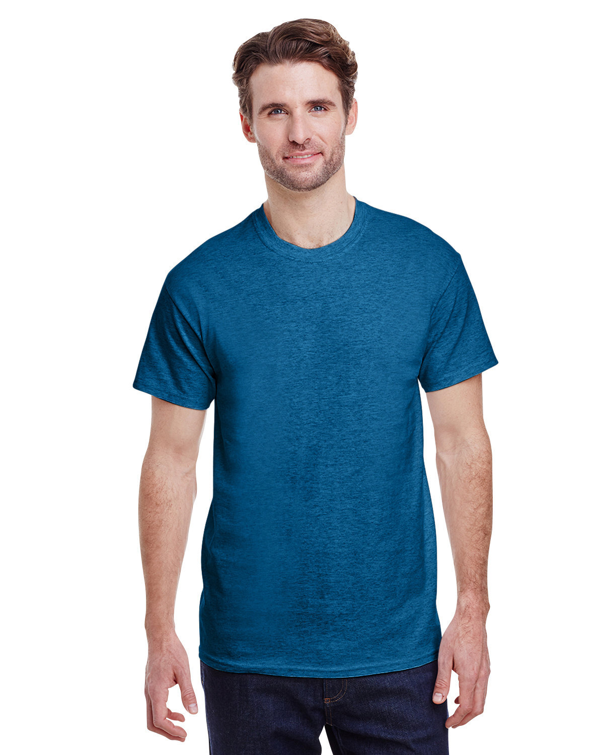 10 Pack Of Gildan G500 Adult Solid Heavy Cotton Tee Plain Blank Casual T-Shirt gallery