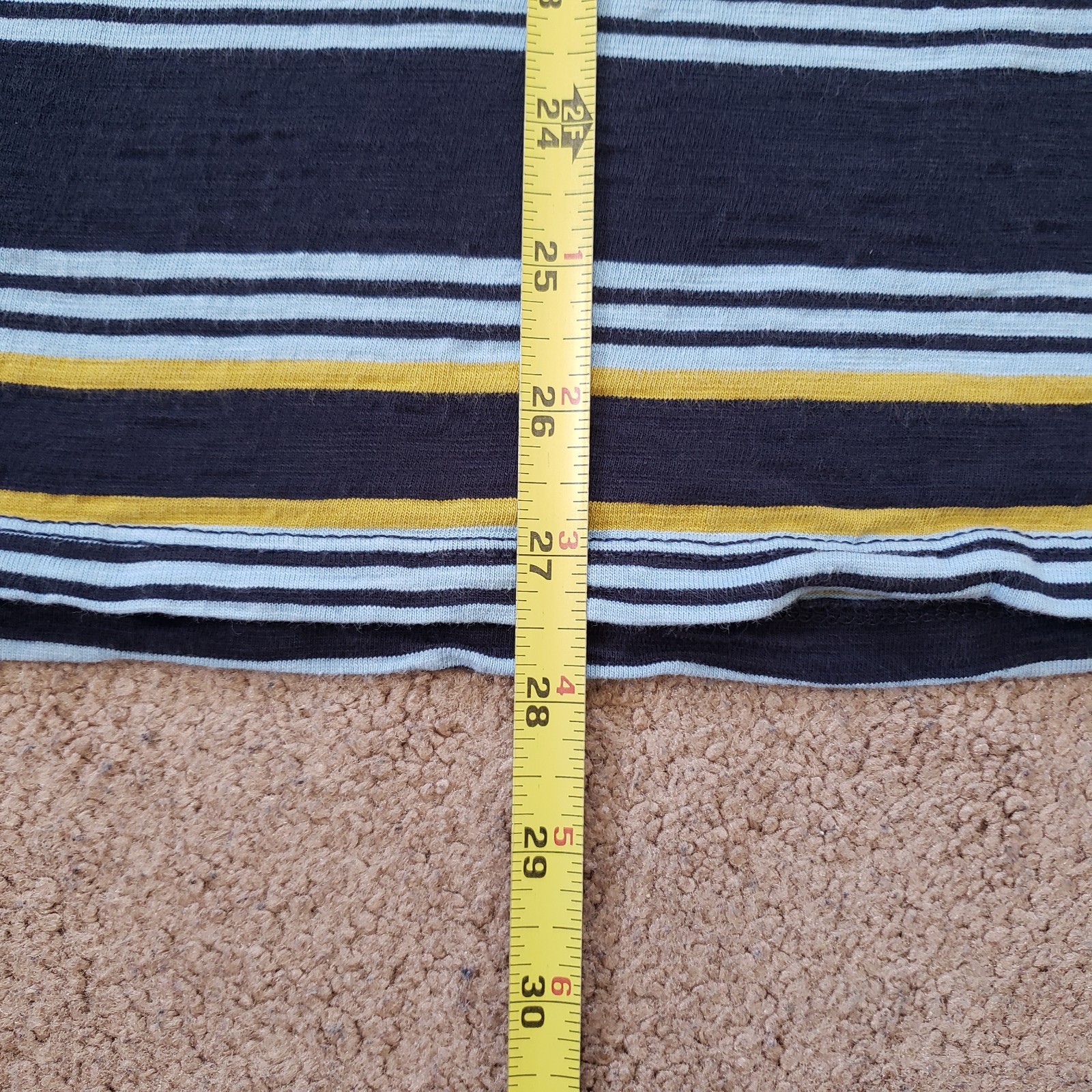 Vintage 90s Guess Embroidered Striped Size Large Mens Multicolored T-Shirt LA gallery