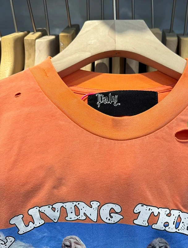 Hollywood Living Theatre Connection Play Jazz Mens Orange Cotton T Shirt gallery