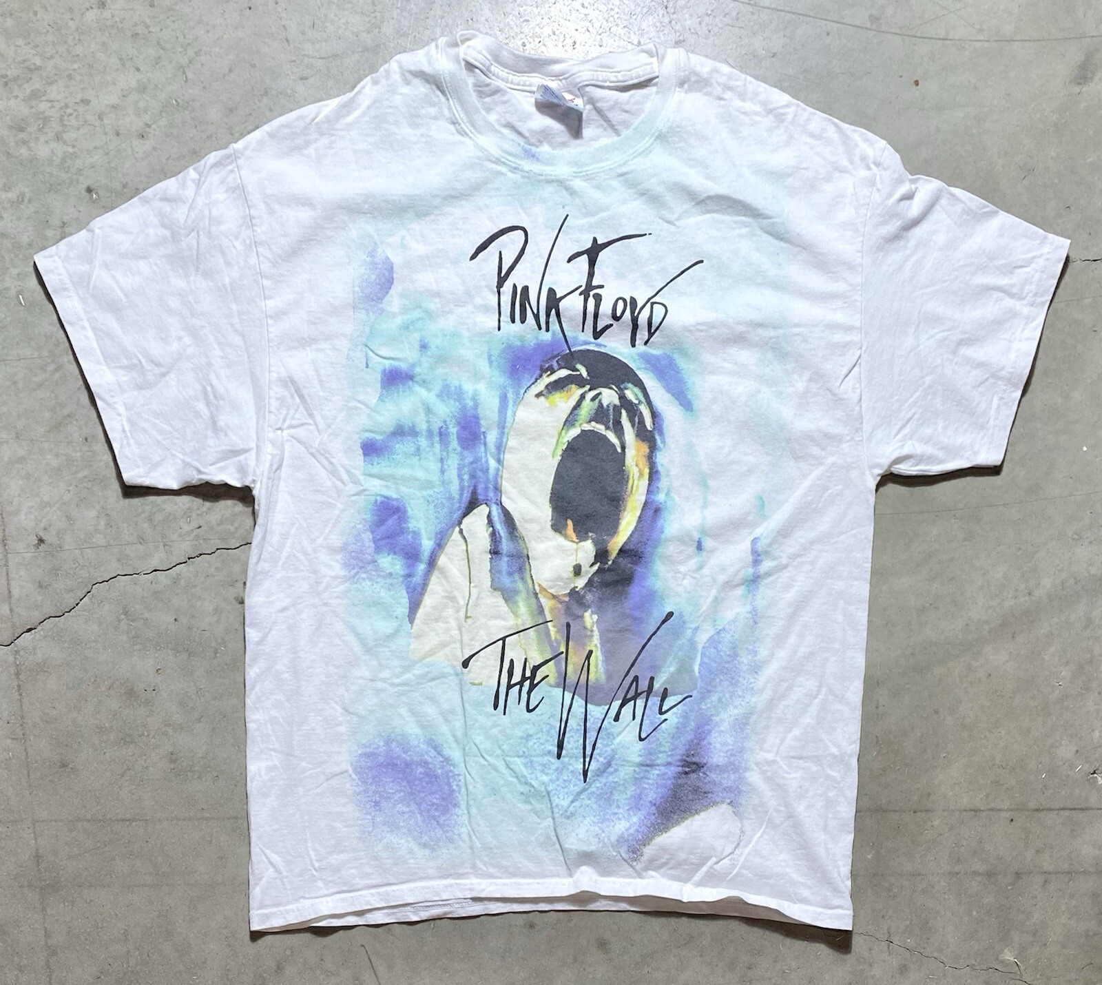 Men’s Vintage Y2K Pink Floyd The Wall Concert Tour Rock Brand T-Shirt sz XL gallery