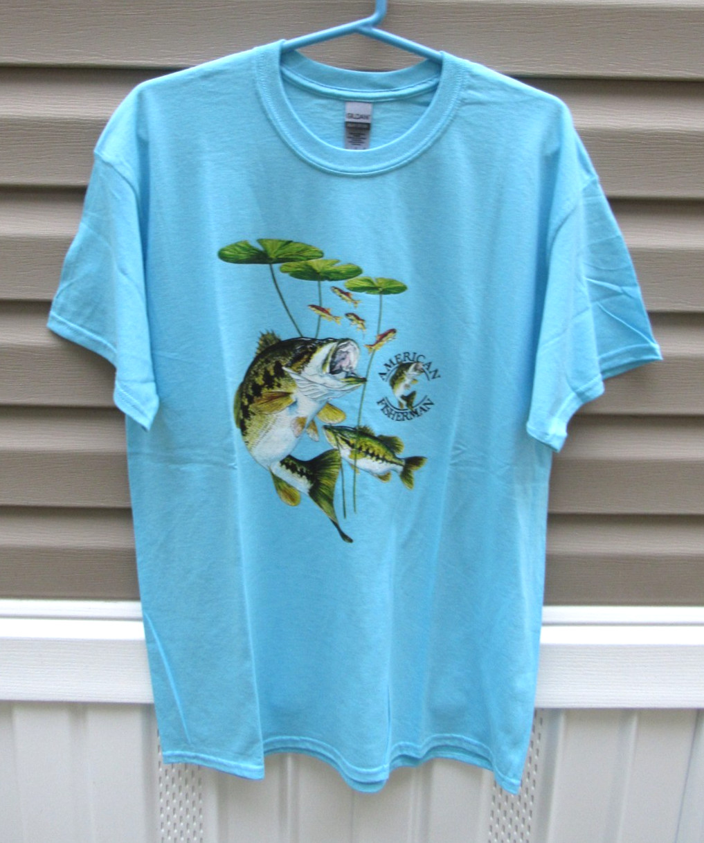 American Fisherman carp short sleeve blue T shirt - Large gallery