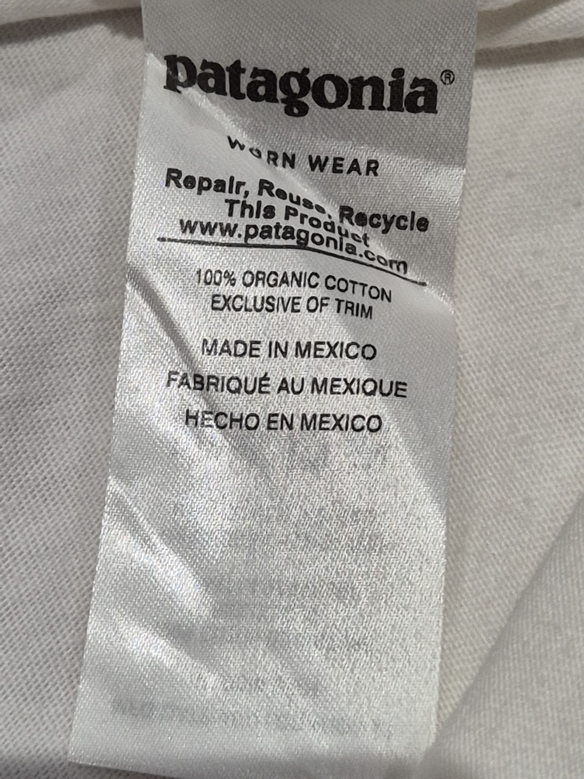 MENS PATAGONIA P-6 LOGO COTTON T-SHIRT SIZE XL gallery