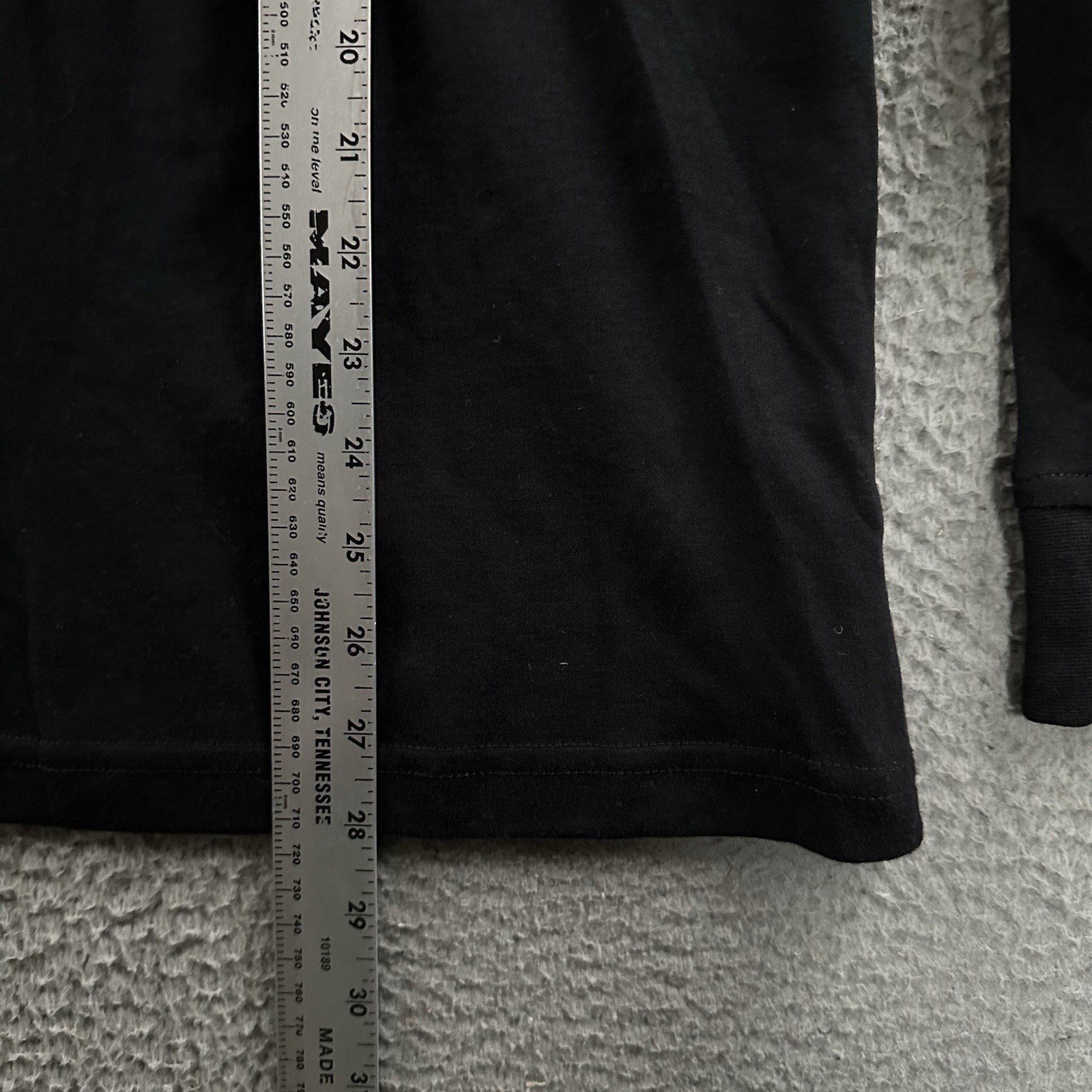 Croft & Barrow Mens Shirt Black Size Medium Turtleneck Easy Care Cotton Blend gallery