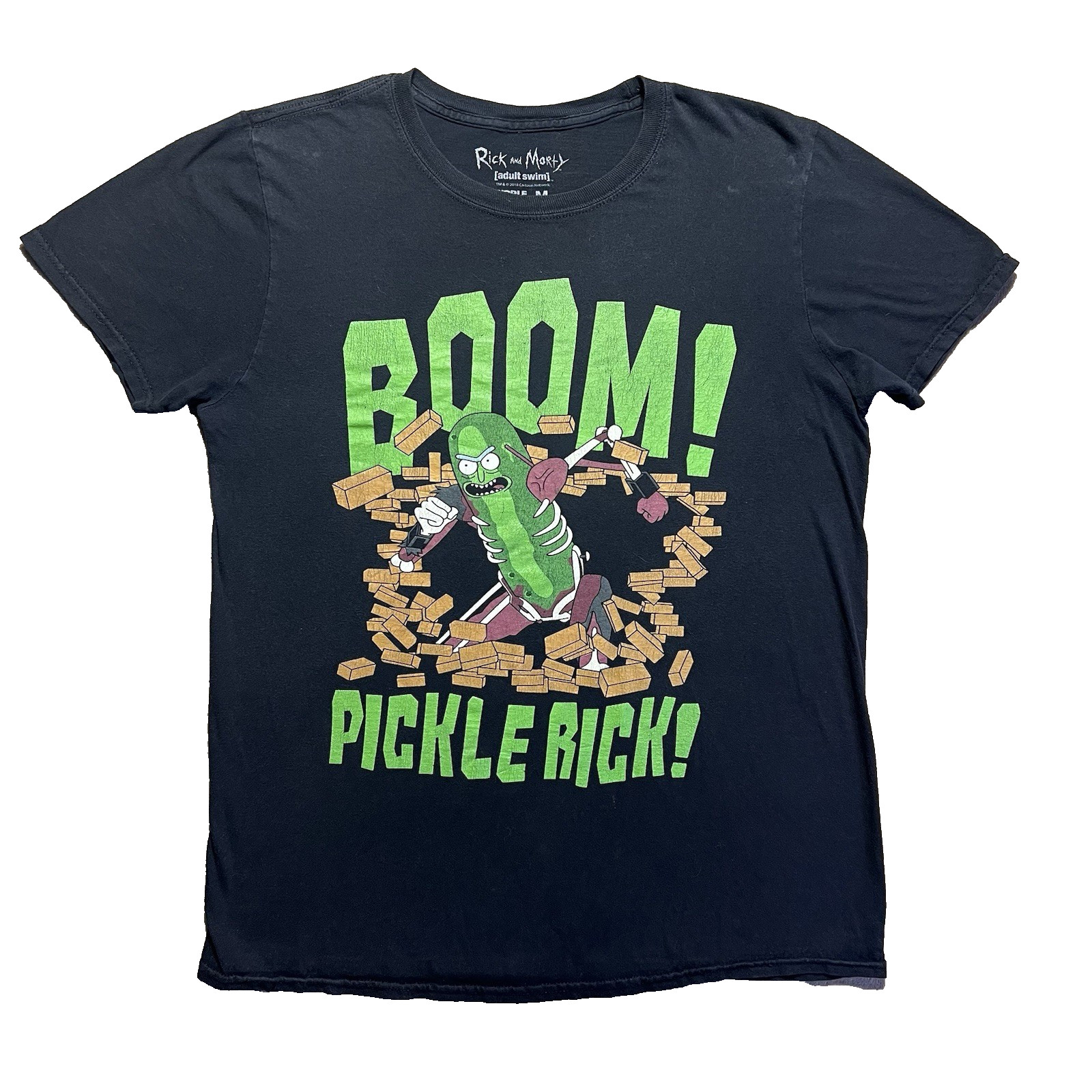 Rick and Morty T Shirt Mens M Pick Rick Adult Swim TV Show Graphic Cartoon Funny gallery