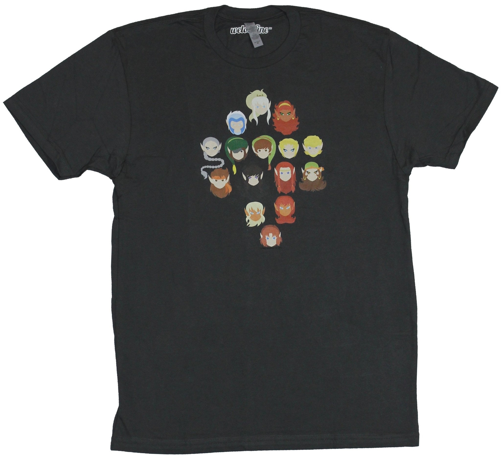 Elfquest Mens T-Shirt - Stylized 15 Wolfrider & More Character Head Image gallery