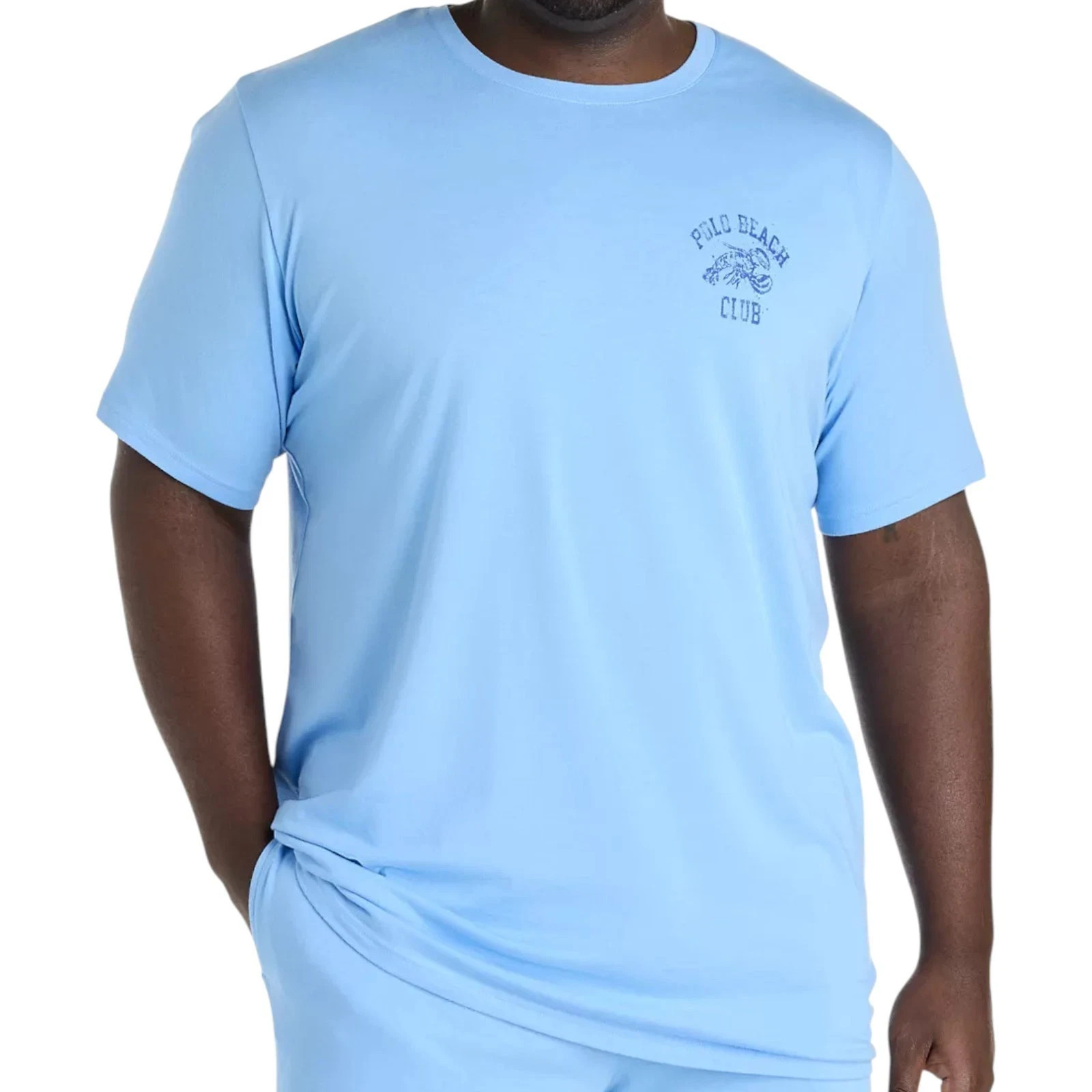 Polo Ralph Lauren Men’s SZ 3XL-tall Beach Club Logo Lounge T Shirt Blue
