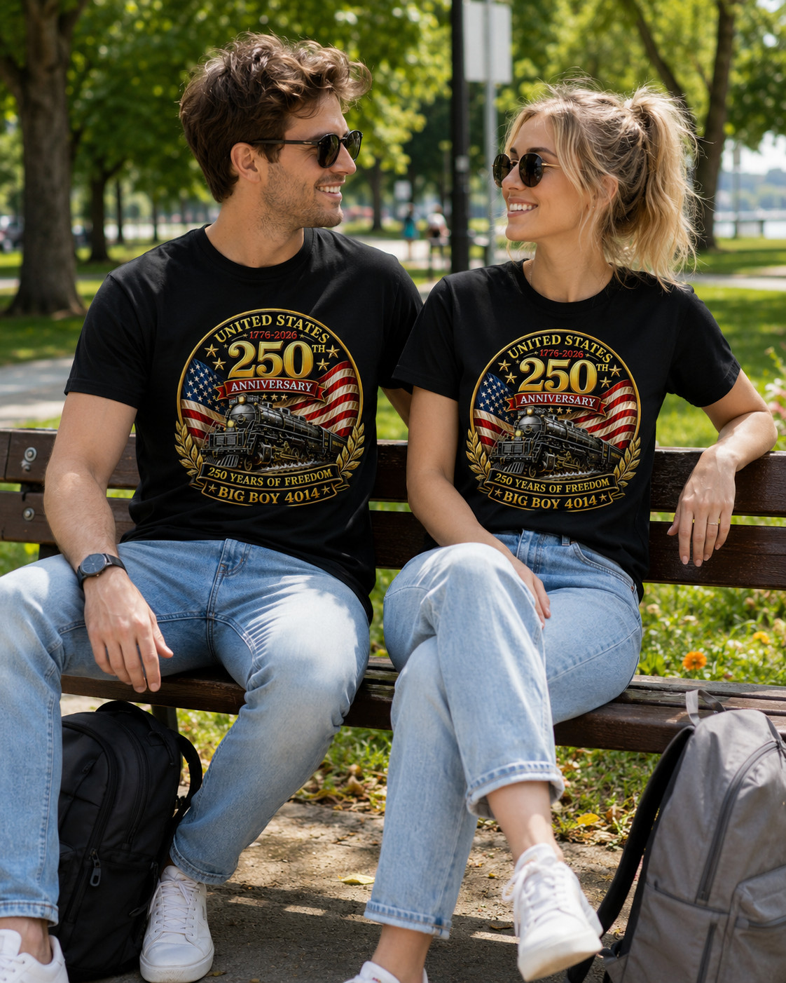 Big Boy 4014 Vintage 250 Steam Locomotive Railroad Train T-Shirt gallery