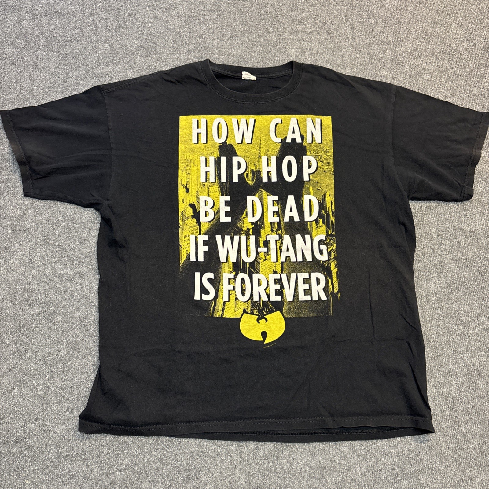 Anvil Blue Bar Wu Tang Clan Hip Hop Not Dead Wu Forever T Shirt Men’s XXL Black gallery