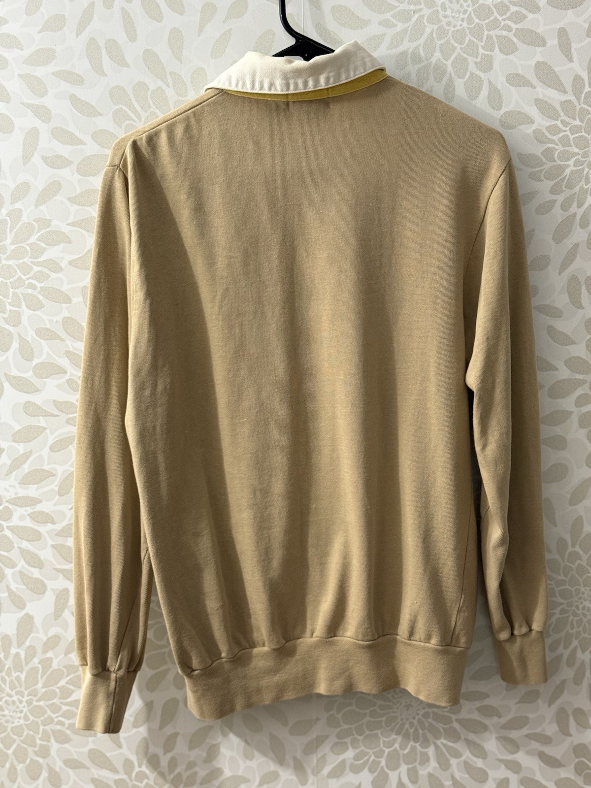 Vintage Boston Traders Men’s L Tan Polo Pullover Sweatshirt Kangaroo Pocket gallery