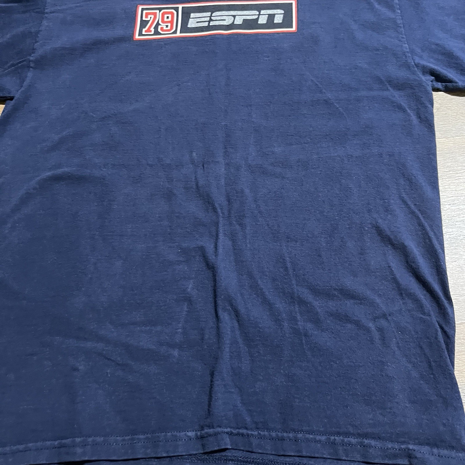 Vintage 90s ESPN 79 Radio Sportscenter T-Shirt Mens Size M Medium Blue gallery