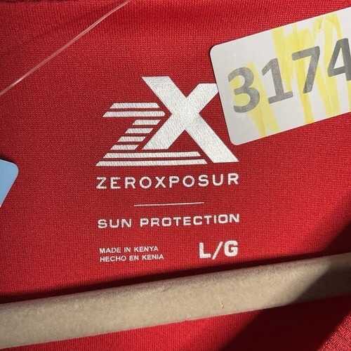 NWT ZeroXposur Sun Protection Quick Dry UPF 50 Short Sleeve T-Shirt Men Size L gallery
