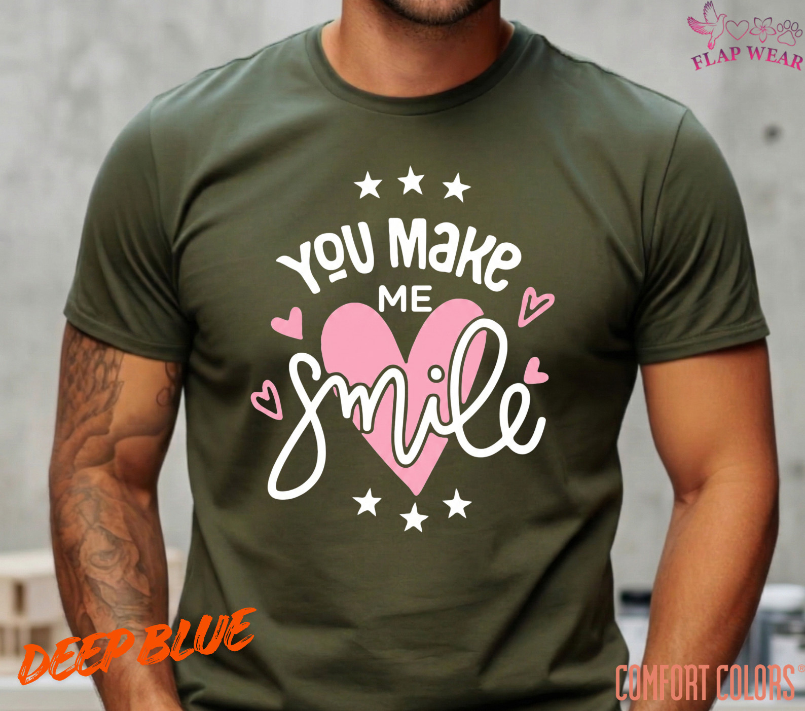 Unisex You Make Me Smile T shirt Men T shirt Women valanity Romantic gallery