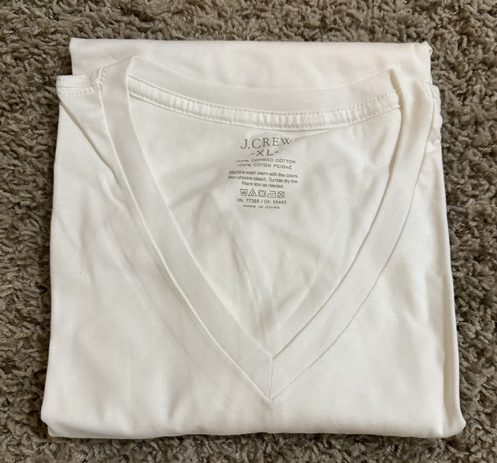 j crew v neck t shirt xl 2pack gallery