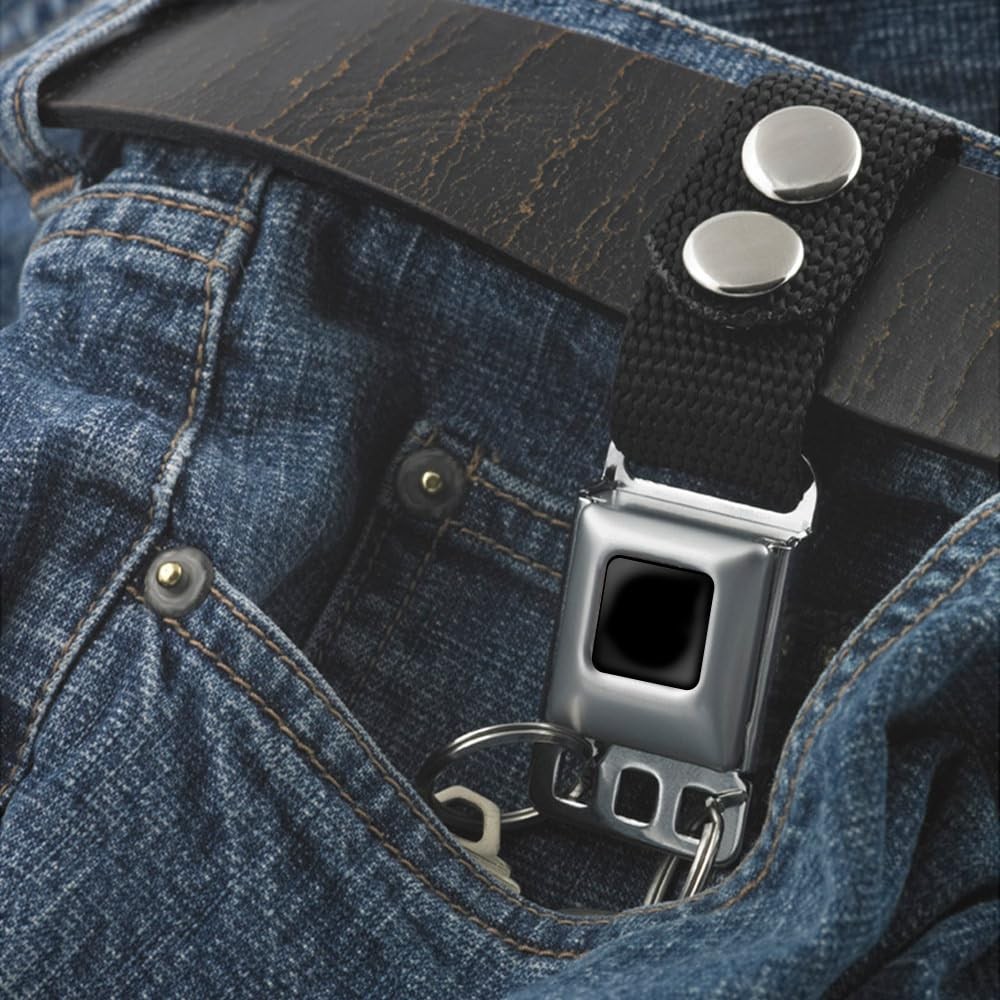 Keychain, Seatbelt Buckle Keychain, Black gallery