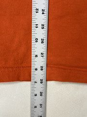 Vintage RP55 Check Da Technique Dice T-shirt Men XL Orange Long Sleeve USA 90s