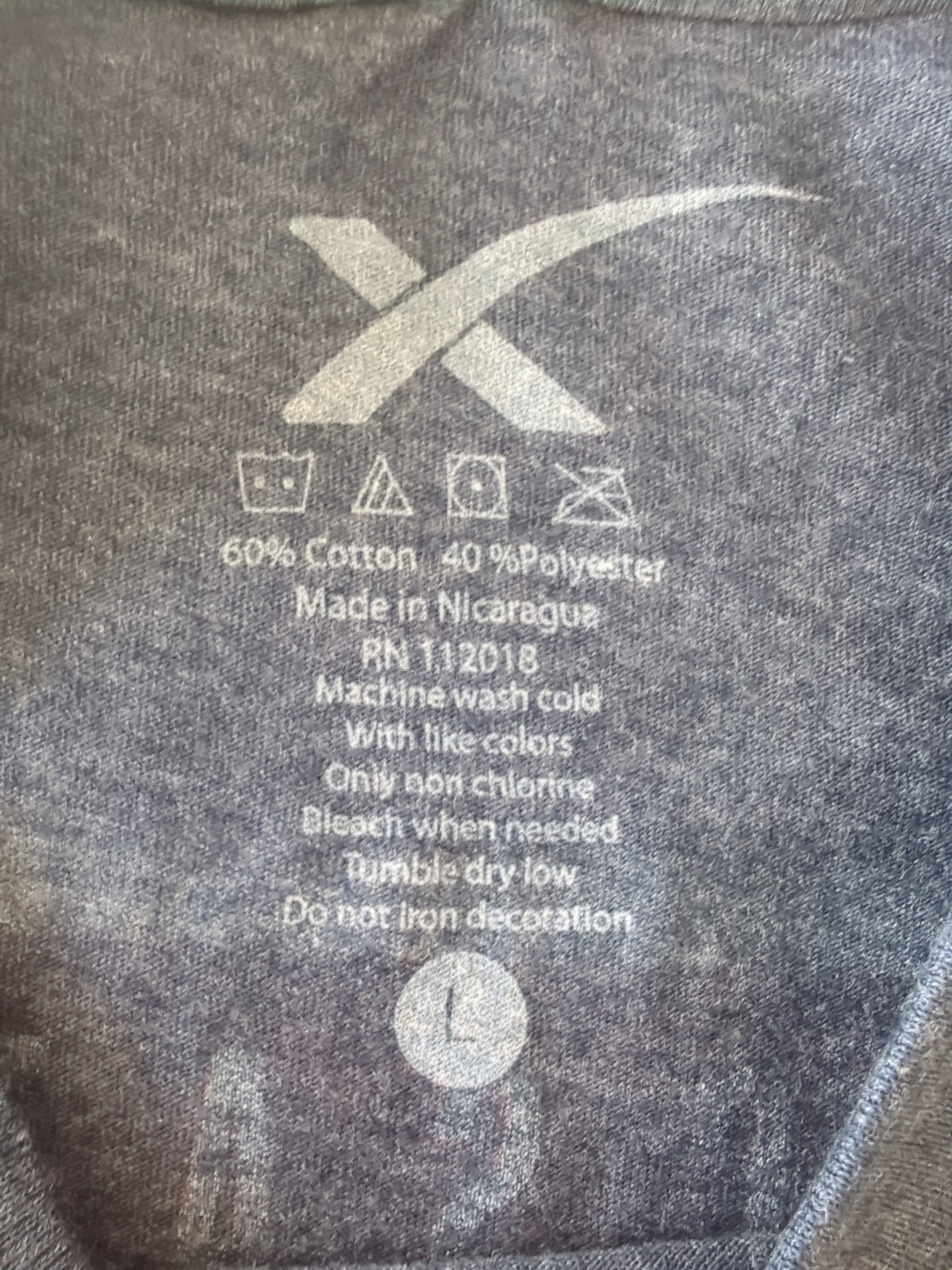 Space X Tshirt NWT Men's Size Large Falcon F9 JCSAT-14 gallery