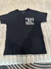 Assholes-Live-Forever T-Shirt Nice Guys Finish Last Biker Graphic Large Black
