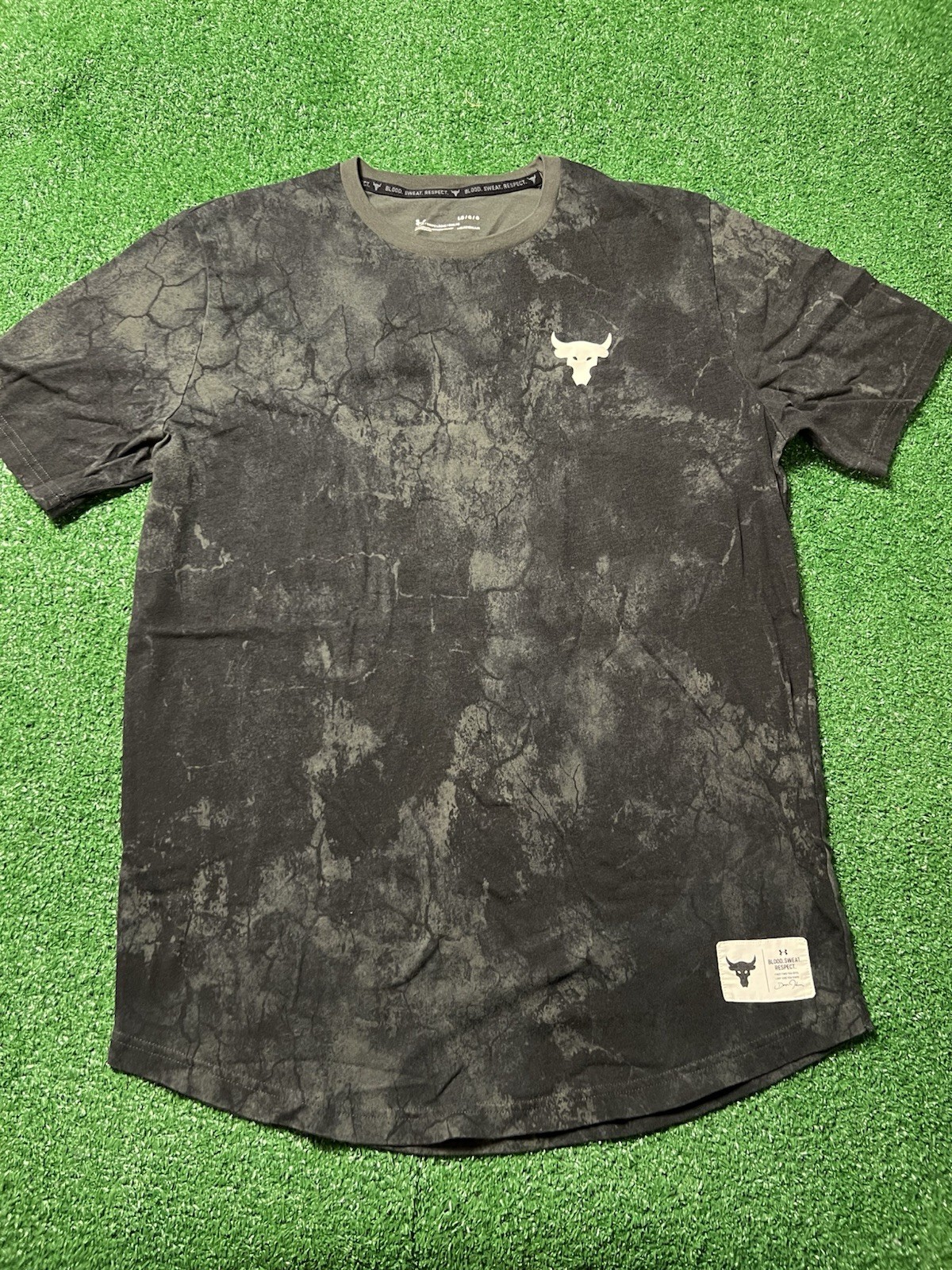 Under Armour Project Rock Camo heatgear Mens T-shirt Size Large 1357187 310