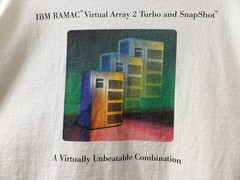 Vintage IBM RAMAC Virtual Array 2 Turbo Shirt XL USA 90s Tech Promo