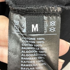 John Richmond T-Shirt Black Medium Spell Out Cotton Sustainable