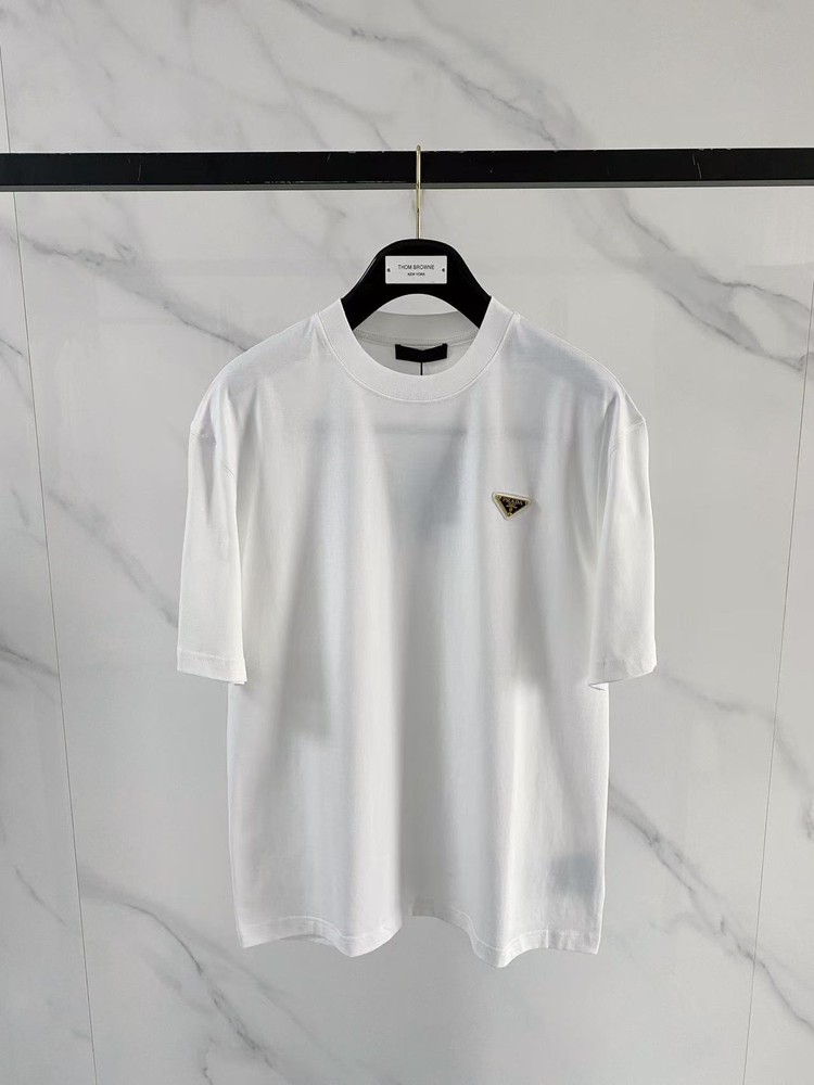Prada Nick New Style Casual Logo Crew Neck T-Shirt Mens Luxury Tee SIZE M-3XL
