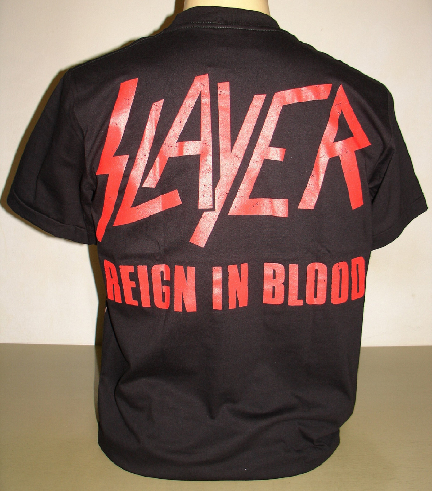 Slayer Reign In Blood T-Shirt Size M L XL 2XL 3XL Thrash Metal Band XXL XXXL New gallery